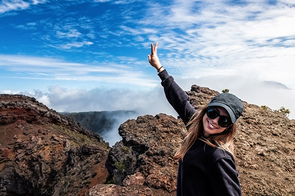 Réunion Piton des neiges French bee